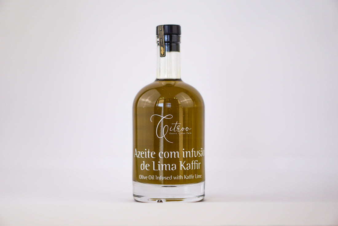 Fresh Mediterranean Salad with Kaffir Lime Leaf Olive Oil