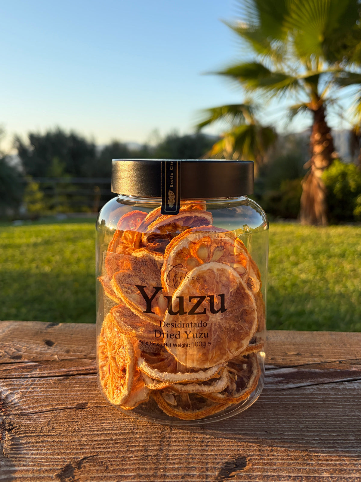 Yuzu desidratado